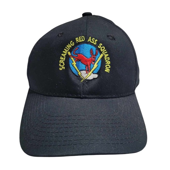 Other - 3680‎ Screaming Red Ass Squadron Adjustable Back Hat
